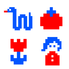 Pixel Art (Hantu dan Hewan) Emoji