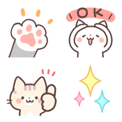 Many kinds of Moving cats Emoji4
