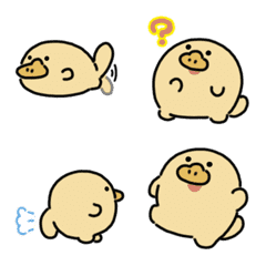 Moving platypus emoji