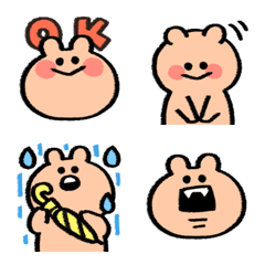 Smiley bear emoji