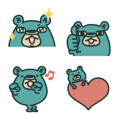 Mr. Blue Bear Animation Emoji