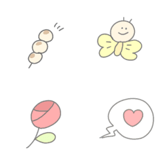fluffy emoji simple