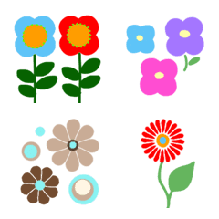 Retro flower emoji 2