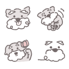 Simple schnauzer  emoji