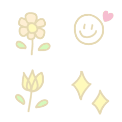 Simple lime emoji