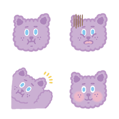 Purple Shelly Bear Emoji 1.0