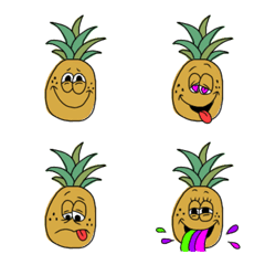 American pineapple emoji