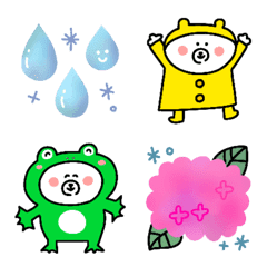 My favorite rainy season bear emoji.