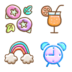 Adult cute summer plump Emoji