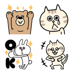 Popular animals Emoji.