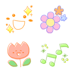 (Everyday use OK) Simple cute emoji 2
