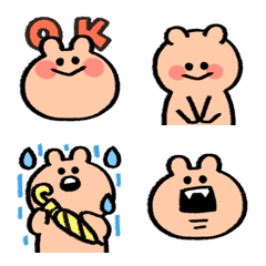 Smiley bear animated emoji