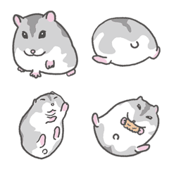 Cute gesture Hamster Emoji.