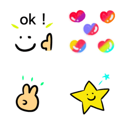 cute emoji with healing system