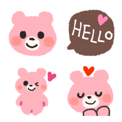 pink pretty love bear