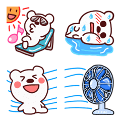 動畫片！ 夏季炎熱和北極熊