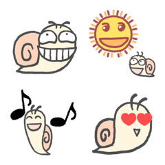 Snail's Happy Emoji -1-
