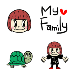 Megumi family emoji