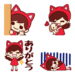 Nekomimi chan (moving emoji)