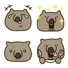 Wombat emoji.