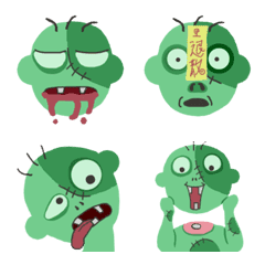 Green zombie emoji