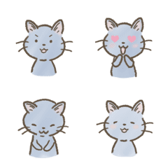 simple cat emoji.