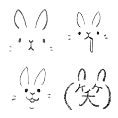 pencil rabbit emoji