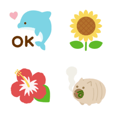 simple happy summer emoji