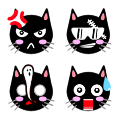 BB Cutes_Black Cat_Emoji