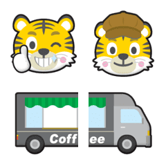 Lots of tigers emoji