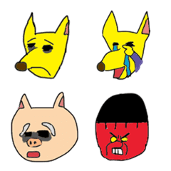 Animal village Emoji Revised version