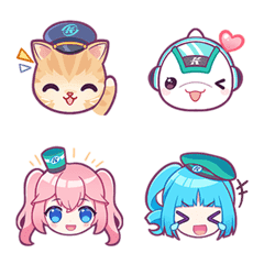 MIKAN Station Master and friends' Emoji