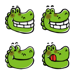 傻笑鱷魚-表情貼
