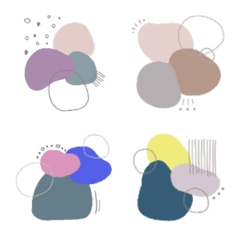 Dull color/simple emoji