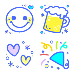 Marine color simple Emoji