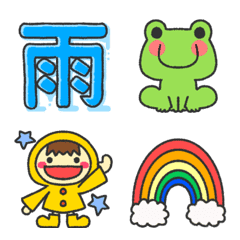 Rainy season emoji(Kawaii)