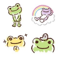 pickles the frog crayon touch emoji