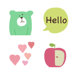Cute, colorful, emoji