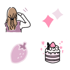 pinkg-girl emoji
