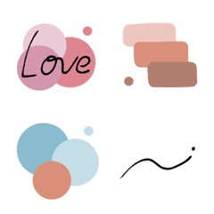 Fashionable dark color and nuance Emoji