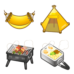 Move! Camping & BBQ Emoji