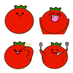 トマトくんの日常で使える絵文字