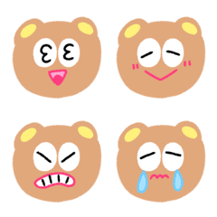 Kurogoma no Emoji Bear