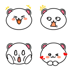 polar bear face emoji