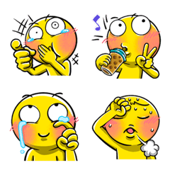 Yellow Egg.3 Emoji so cute.