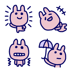 Happy rabbit emoji 1