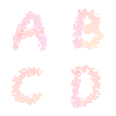 Pink color abc letter revision