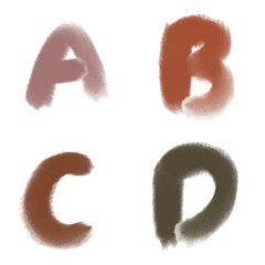 Corrected version of pen abc letter