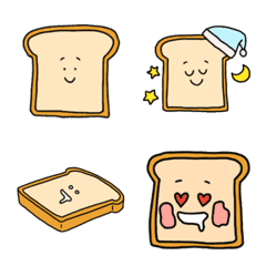 Gentle White bread Emoji