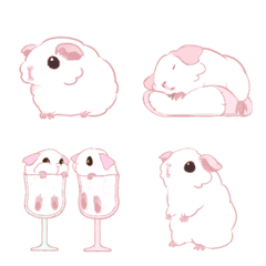 Animal emoji Guinea pig cotton Candy